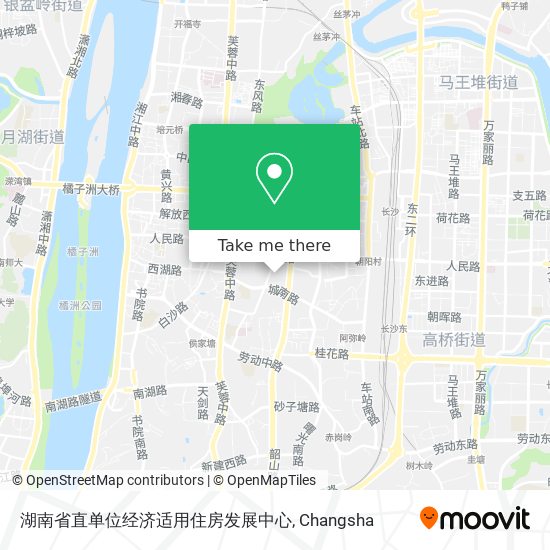 湖南省直单位经济适用住房发展中心 map