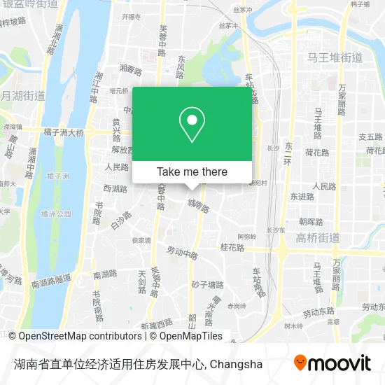 湖南省直单位经济适用住房发展中心 map