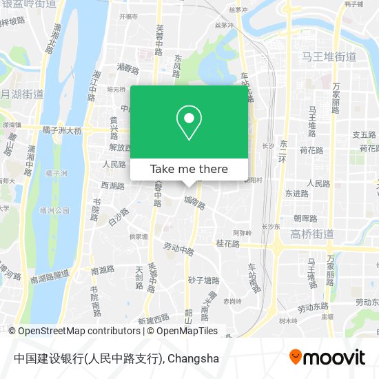 中国建设银行(人民中路支行) map