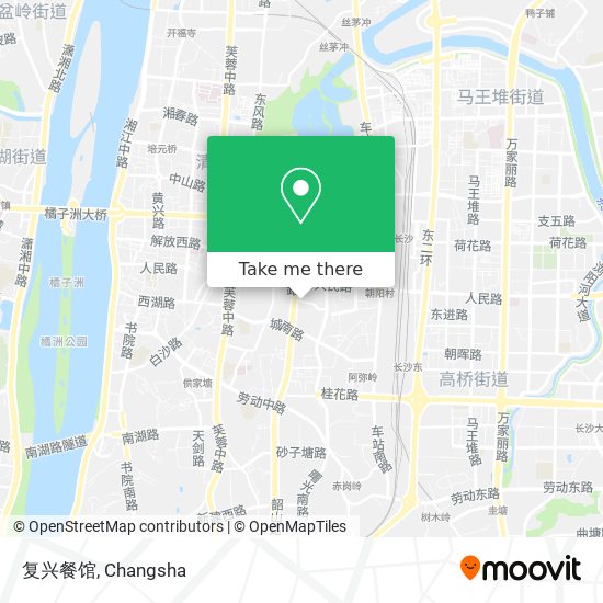 复兴餐馆 map