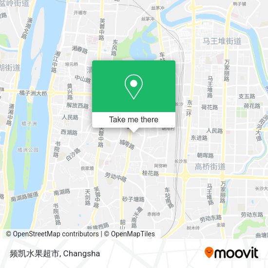 频凯水果超市 map