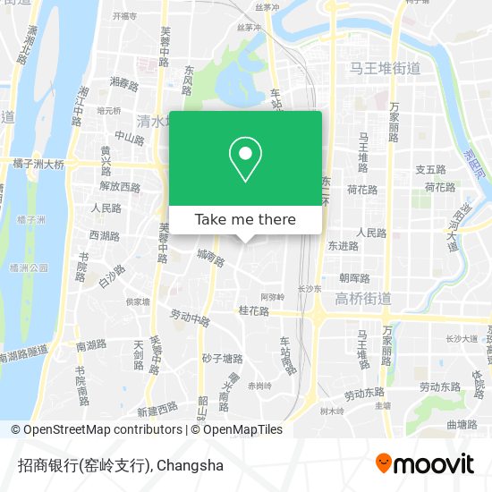 招商银行(窑岭支行) map