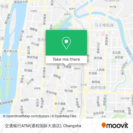 交通银行ATM(通程国际大酒店) map