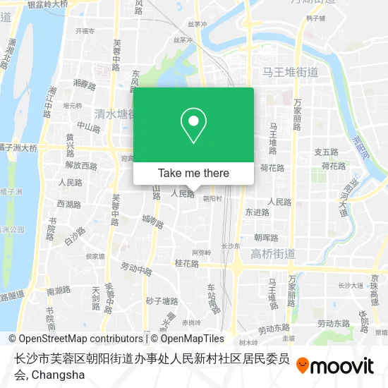 长沙市芙蓉区朝阳街道办事处人民新村社区居民委员会 map