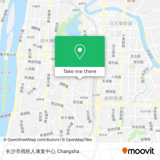 长沙市残疾人康复中心 map