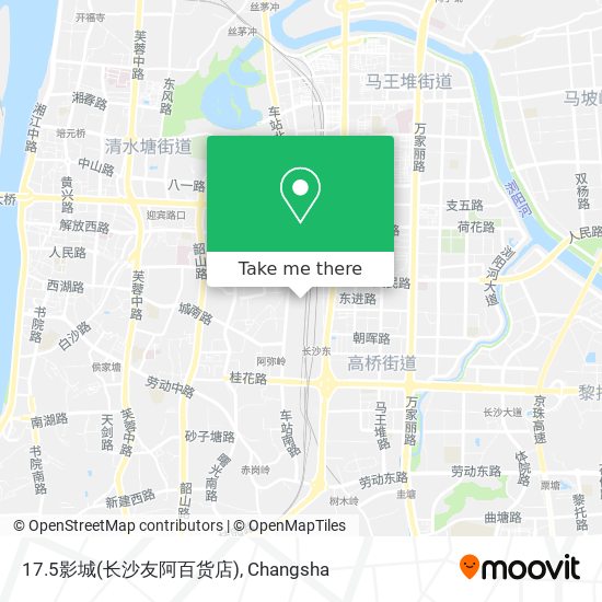 17.5影城(长沙友阿百货店) map
