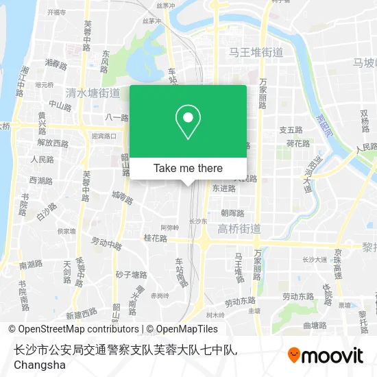 长沙市公安局交通警察支队芙蓉大队七中队 map