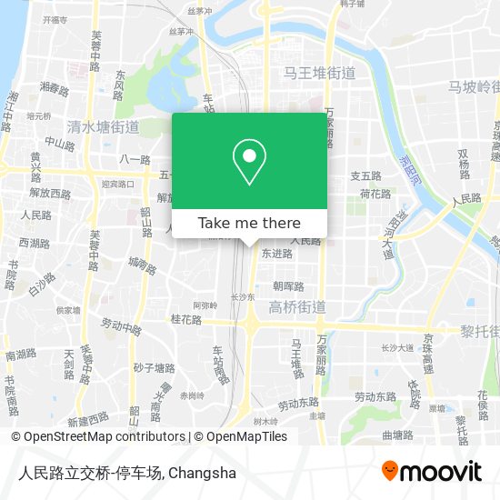 人民路立交桥-停车场 map