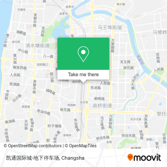 凯通国际城-地下停车场 map