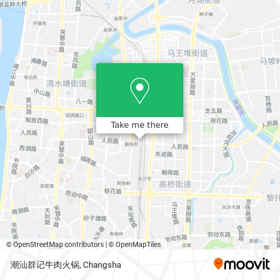 潮汕群记牛肉火锅 map