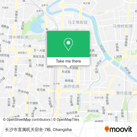 长沙市直属机关宿舍-7栋 map