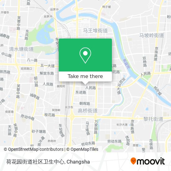 荷花园街道社区卫生中心 map