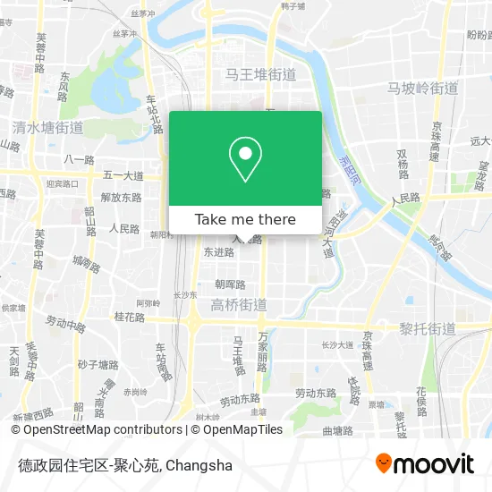 德政园住宅区-聚心苑 map