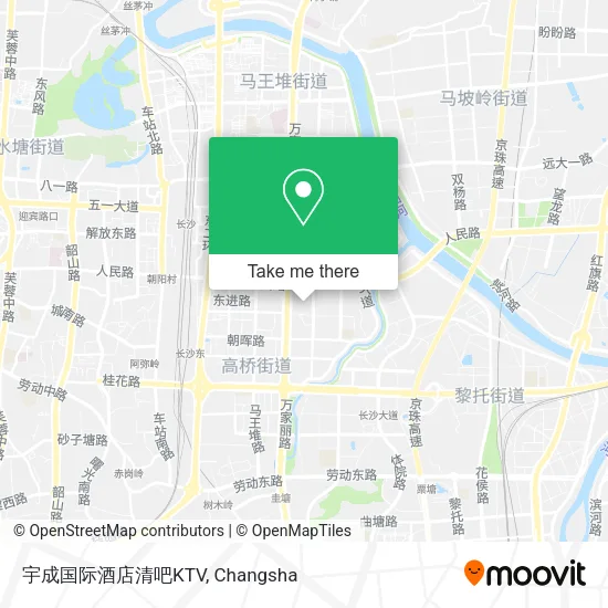 宇成国际酒店清吧KTV map