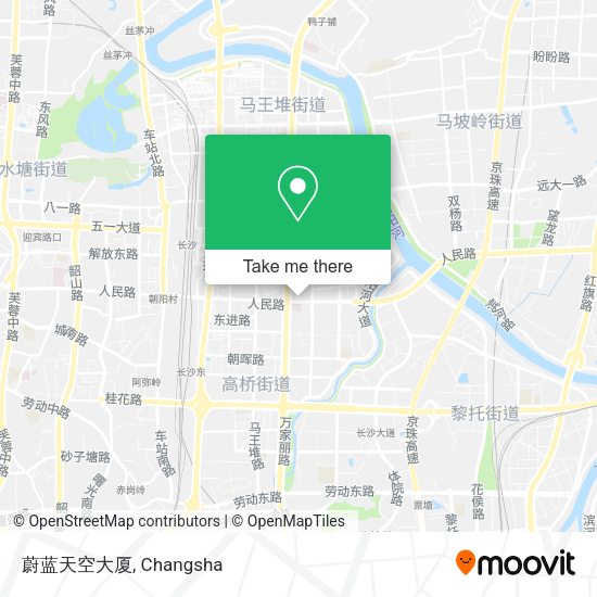 蔚蓝天空大厦 map