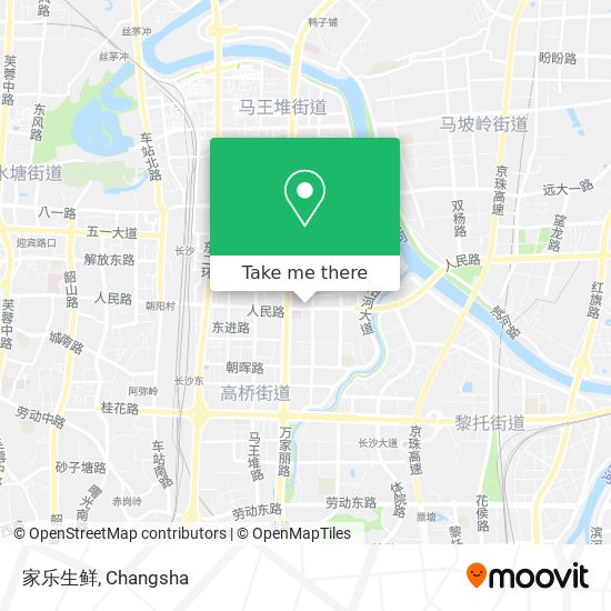 家乐生鲜 map