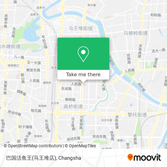 巴国活鱼王(马王堆店) map