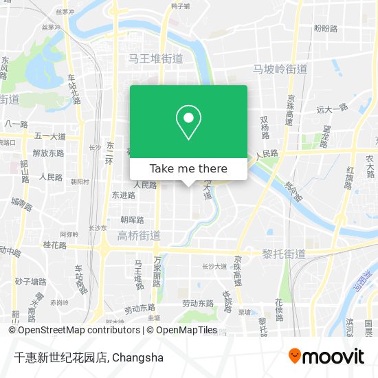 千惠新世纪花园店 map