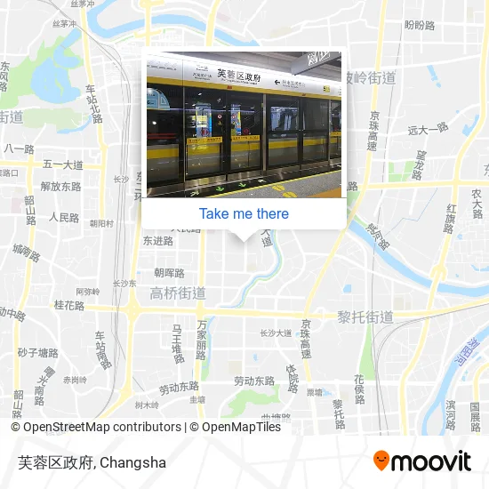 芙蓉区政府 map