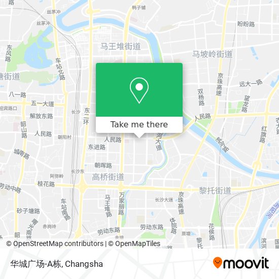 华城广场-A栋 map