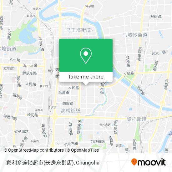 家利多连锁超市(长房东郡店) map