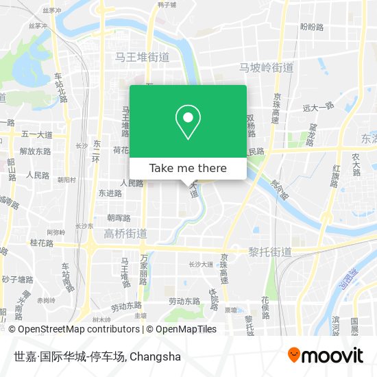 世嘉·国际华城-停车场 map