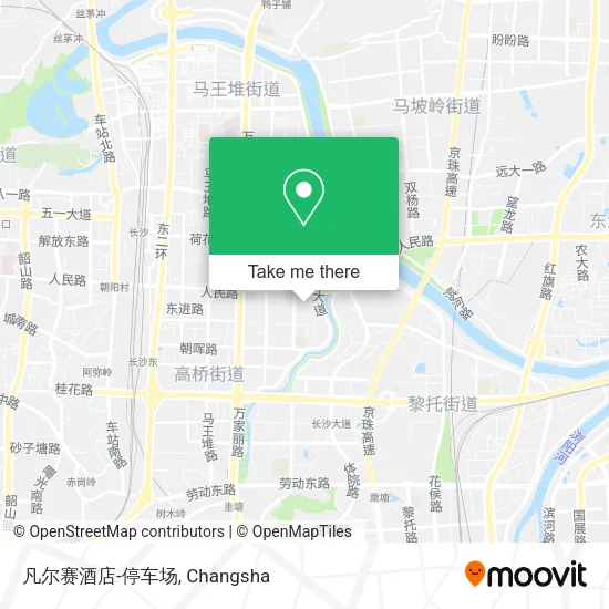 凡尔赛酒店-停车场 map