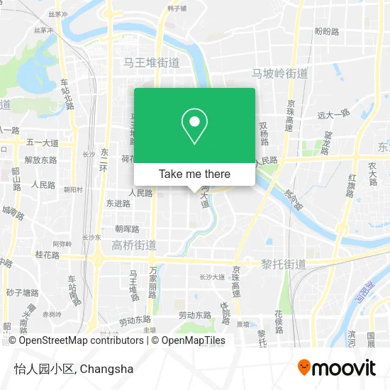 怡人园小区 map