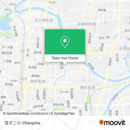 育才二小 map