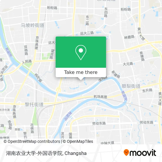 湖南农业大学-外国语学院 map