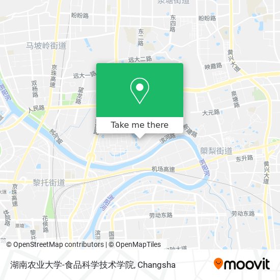 湖南农业大学-食品科学技术学院 map