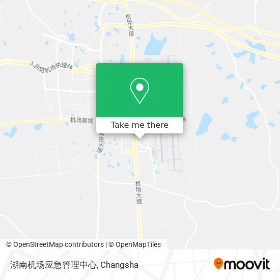 湖南机场应急管理中心 map