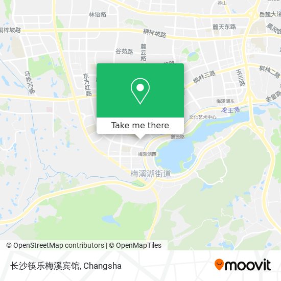 长沙筷乐梅溪宾馆 map