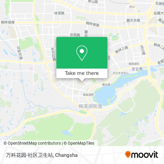 万科花园-社区卫生站 map