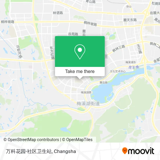 万科花园-社区卫生站 map