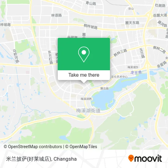 米兰披萨(好莱城店) map