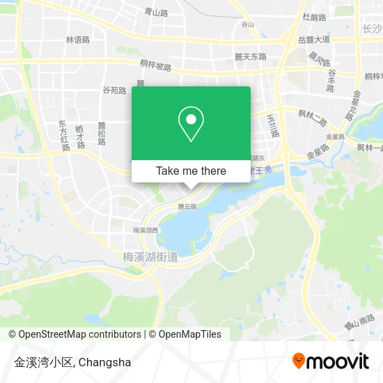 金溪湾小区 map