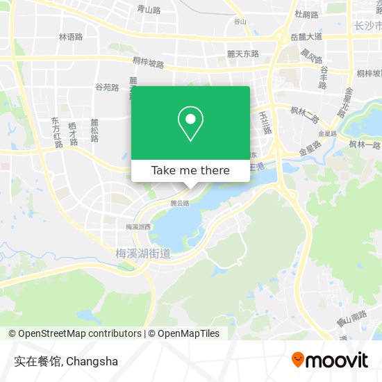 实在餐馆 map