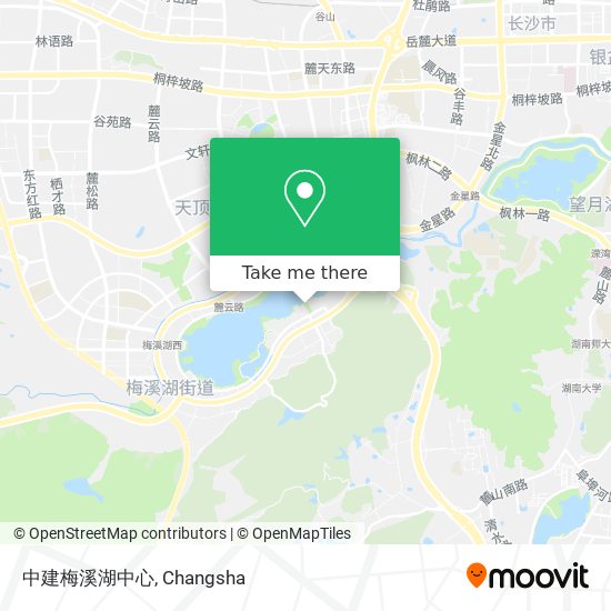 中建梅溪湖中心 map