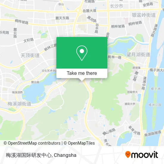 梅溪湖国际研发中心 map