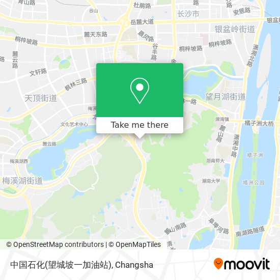 中国石化(望城坡一加油站) map