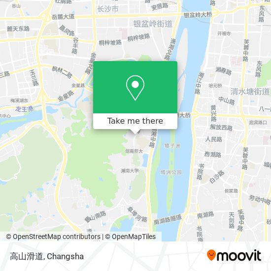 高山滑道 map