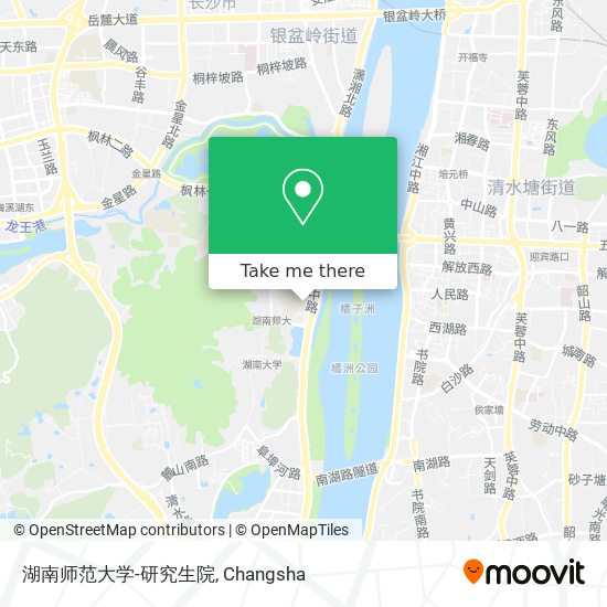 湖南师范大学-研究生院 map