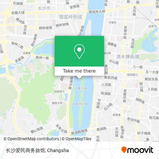 长沙爱民商务旅馆 map