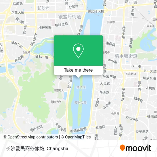 长沙爱民商务旅馆 map