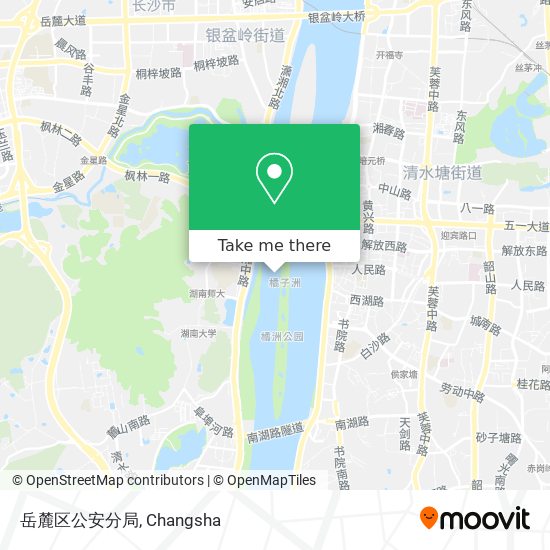 岳麓区公安分局 map