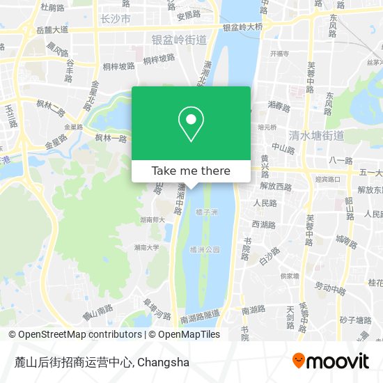 麓山后街招商运营中心 map