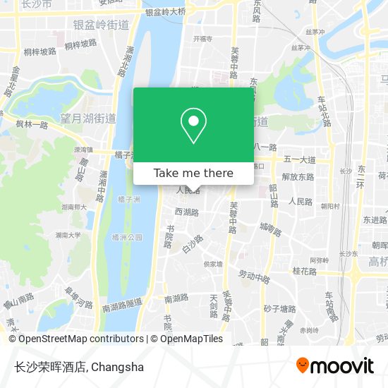 长沙荣晖酒店 map