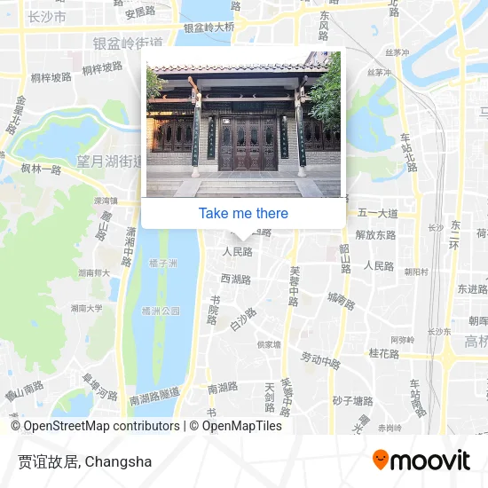 贾谊故居 map