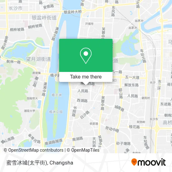 蜜雪冰城(太平街) map